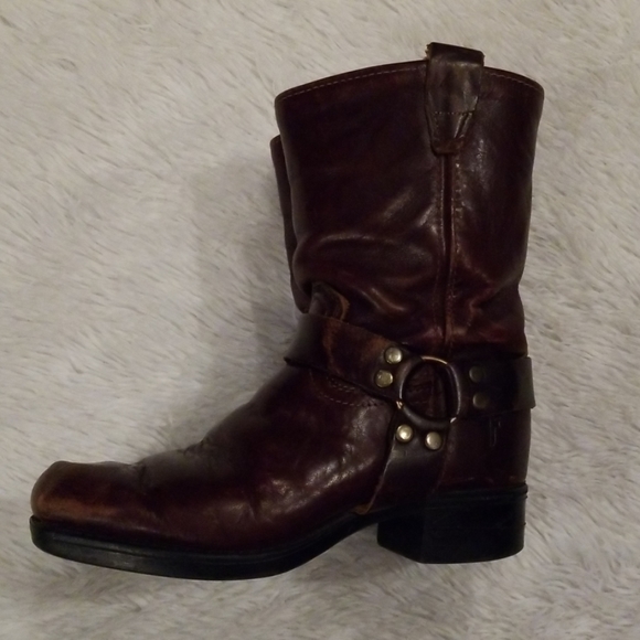 Frye Other - Girls authentic Frye leather engineer boots, rare